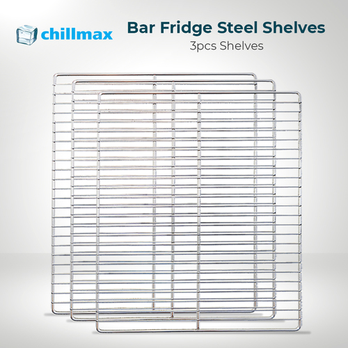 Bar Fridge Steel Wire Shelf  [Fridge Size: 2pcs (318x385mm & 318x436 mm)